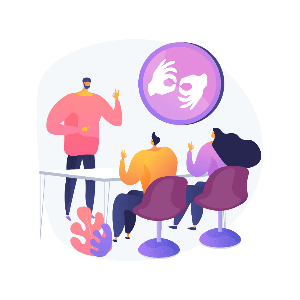 Team collaborating effectively